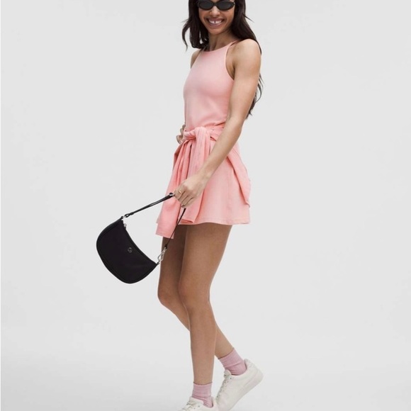 Lululemon Align High-Neck Dress Tennis Golf Pickle Ball Pink Haze Size 8 - Picture 2 of 11